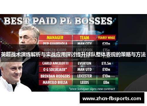 英超战术演练解析与实战应用探讨提升球队整体表现的策略与方法