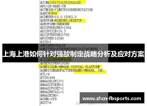 上海上港如何针对强敌制定战略分析及应对方案