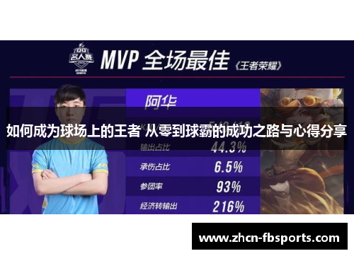 如何成为球场上的王者 从零到球霸的成功之路与心得分享